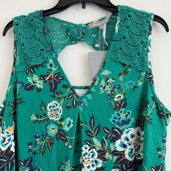 Daniel Rainn Women Sleeveless With Lace Back Design Top Blouse Size 1X - Picture 7 of 10